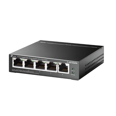 Tp Link Tl Sg105mpe Switch 5xgbe 4poe Metal